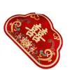 Tapete de entrada estilo chinês, tapete estilo antigo para uso doméstico, capacho para corredor de entrada, tapete de banheiro absorvente antiderrapante