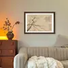 Nova Pintura Decorativa para Sala de Estar Estilo Chinês, Hall de Entrada, Sala de Estar, Sala de Estudo Pintura de Parede para Pendurar, Sala de Chá, Pássaro Magpie, Flores, Pássaros, Parede de Fundo com Bambu