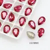 Dongzhou Cristal 8x12 Gota d'Água Pedrarias para Nail Art Super Brilhantes Coloridas Formato de Pera Corte de Alta Qualidade DIY Decorações para Unhas de Boneca