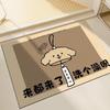 Alfombrilla de suelo de barro de diatomeas para el hogar de dibujos animados, alfombrilla de suelo absorbente y de secado rápido para baño, resistente a las manchas, fácil de limpiar, alfombrilla de suelo para baño, se puede enviar por encargo