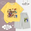 Pizzy's Parlor Restaurante de Susie Conjunto de Verano para Niños Shorts de Manga Corta Estampados Conjunto de Dos Piezas para Niños Mayores