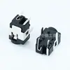 Conector de Alimentación DC Hembra DC-031 Pin de 3.5*1.3 de 4 Pines con Columna de Posicionamiento Enchufe DC Horizontal