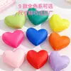 6cm Moda Corazón Pequeño Tela de Lluvia Accesorios Muñeca Linda Ropa Bolsa Llavero Colgante Accesorios Accesorios Mayoreo