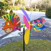 Nuevo molino de viento de dibujos animados tridimensional de colores plásticos color cuadrado tradicional puesto venta caliente juguete para niños Molino de Viento Joven