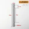 Conector Multifuncional de Ângulo Reto Fixo Dobrável Chapa de Ferro Galvanizado Multiuso Folha Reta Móveis Vem com Parafusos
