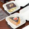 Embalagem para Assados Quadrada Semi-Transparente Fosca Forros para Fatia de Bolo Mousse de Bolo Vidro Forros de Papel Estilo Inglês Papel Florido
