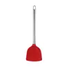 Pala china con mango de tubo simple pala de silicona pala para cocinar no daña la olla cuchara para cocinar en stock suministro pala para cocinar