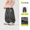 100% AlgodónPantalones Casuales para Niños Otoño Ropa de Otoño para Niños Pantalones Largos para Niñas Niños Medianos y Grandes Pantalones de Jardín de Infancia Ropa para Niños