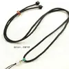 Producto semiacabado de cordón para llavero anudado hecho a mano DIY, cordón tejido a mano con cierre móvil, nudo de diamante y nudo plano doble, venta al por mayor desde el fabricante