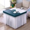 Mantel de Cuero, Estilo Moderno, para Uso Doméstico en la Sala de Estar, Mantel para Mesa de Centro, Impermeable, Resistente al Aceite, No Lavable, Cubierta Completa, Cubierta de Cuero Tipo Dividido
