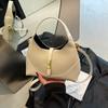 Bolsa Feminina de Design de Nicho Color-Blocking de Alta Qualidade Transfronteiriça, Nova Bolsa de Mão Versátil para o Dia a Dia, Bolsa de Ombro, Bolsa Transversal para Mulheres