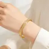 Pulsera con Cierre de Rayas Completamente Incrustada de Diamantes de 6 mm de Ancho, No se Desvanece, Pulsera de Acero de Titanio de Alta Gama Retro Redonda de Nicho de Moda