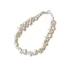 Pulsera de Perlas Redondas Plateadas para Mujer 2026 Nuevo Estilo Joyería Lujo Ligero Nicho Exquisita Pulsera de Gama Alta para Mejores Amigas