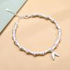 Pulseira Original de Prata S925 Bambu para Mulheres, Estilo Tradicional, Pulseira de Prata com Símbolo de Bambu da Paz, Presente de Aniversário de Casal