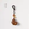 Llavero Serie Tangma de Madera de Caqui Negro, Adornos de Sándalo, Sándalo Verde, Palo de Rosa, Accesorios para Llaves de Tendencia Nacional, Estilo Pareja