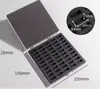 Caja de chips con ranura de plástico, silicona, cristal, BGA, componentes electrónicos aeroespaciales, IC, caja de embalaje de espuma antiestática