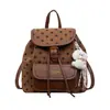 Mochila casual retro de lunares, modelo nuevo 2026, mochila versátil para el día a día y viajes, bolso de mano de moda, bolso de hombro, mochila escolar