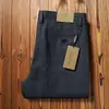 Calça Jeans Masculina Casual Reta Solta de Linho Puro 100% Verão Fina Amiga da Pele Respirável Não Irritante Cor Café