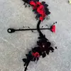 Palo retorcido de Halloween Espina de rosa gótica Paquete de materiales DIY Varita mágica brillante creativa