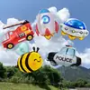 Globo de Juguete para Bebé con Correas para las Piernas para Niños, Globo de Helio que Flota en el Aire, Globo Volador para Bebé con Temática del Océano