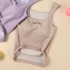Encuentra el Nuevo Estilo de Chaleco de Ropa Interior de Fábrica para Primavera y Otoño con Almohadilla en el Pecho Taza Fija Tacto de Terciopelo Chaleco Cálido para Capa Interior de Mujer