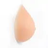 Prótese Mamária de Silicone Triangular Médica Cor da Pele Sem Aréola, Base Côncava, Inserção Respirável para Aumento dos Seios Pós-Cirurgia