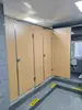 Paneles Divisorios para Baños Públicos, Paneles Divisorios para Inodoros, Paneles de PVC Impermeables Antibacterianos para Duchas, Paneles de Panal de Aluminio para Escuelas