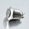 Loniu 19mm Cabeza Alta Auto-Restaurable Anillo Lámpara Símbolo de Poder Interruptor de Botón Metálico 12/16/19/22