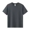 Camiseta Masculina de Algodão de Fibra Longa com Gola Ribatê de Três Pontos, Manga Curta, Corte Solto, Versátil, Cor Sólida, Absorvente de Suor e Secagem Rápida para o Verão