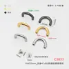 Venta Directa de Fábrica Puente de Arco en Forma de U Cerradura de Rosca Cubierta DIY Sujetador Caja de Joyería Manija de Cajón Hebilla de Correa