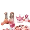 Famosa da Internet Melhor Amiga da Menina Festa de Aniversário Feliz Decoração de Parede de Fundo Balão Festa de Aniversário de 18 Anos Adulto Conjunto de Balões de Aniversário