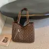 Bolso de Hombro Casual para Mujer 2026 Nuevo Otoño Rayas Lunares Bolso de Hombro Único Gran Capacidad para Escuela Viajes Bolsa Grande