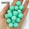 Cuentas Redondas Acrílicas de Dos Tonos Degradado de 16 mm con Agujero Recto, Cuentas Sueltas para Manualidades DIY, Cadenas de Teléfono, Pulseras y Accesorios de Joyería
