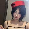 Boina Estilo Lazo Deseo Puro Verano Coreana Versátil Sombrero para Cabeza Grande Cosplay Fotografía Estilo Marino Sombrero de Marinero