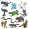 Conjunto de 11 Peças de Figuras da Fauna Australiana Figuras de Animais em PVC Inclui Canguru Coala Ornitorrinco Emu Cobra e Mais Brinquedos Educacionais para Crianças De
