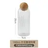 Frasco de Vidrio Transparente Sellado de Grano de Café de Grado Alimenticio Frasco para Té Alto Valor de Color Almacenamiento de Granos Frasco de Almacenamiento a Prueba de Humedad