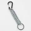 Llavero de Supervivencia al Aire Libre Llavero Trenzado de Paracord Anillo Llavero Colgante de Paracord Llavero de Paracord