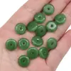 Hebilla de Seguridad de Imitación de Jade de Vidrio, Cuentas Sueltas para Pendientes, Pulseras, Collares, Accesorios con Cuentas Hechos a Mano para DIY, Venta al por Mayor