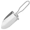 Pala plegable al por mayor pala multifuncional de acero inoxidable para exteriores Pala para acampar, pescar, lombrices pala pequeña para flores