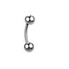 Brincos de Aço Inoxidável Fio Fino Transfronteiriço 20g Ferradura Rosqueada Argola Labial Piercing Personalizado para Sobrancelha Unha de Dedo Unha de Dedo em T Dente Externo Labial