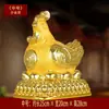 Adornos de Pollo del Zodiaco Alcancía de Pollo Dorado Decoración para Sala de Estar Hogar Oficina Regalo de Inauguración Tienda Adornos Feng Shui