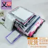 Bolsas de almacenamiento de ropa en stock con cierre autoadhesivo, Bolsas de embalaje de tela no tejida de un solo lado, Ropa semitransparente con impresión por transferencia de calor personalizada