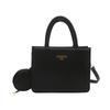 Bolso bandolera de hombro de gran capacidad con temperamento de moda popular de este año 2024, nuevo bolso cuadrado pequeño combinable para otoño e invierno, bolso de mujer