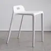 Banqueta Plástica Moderna, Banqueta Cavalo, Cadeira Cavalo, Banqueta Alta, Cadeira com Encosto para Sala de Estar, Cadeira Plástica Espessa para Adultos, Banqueta com Armazenamento
