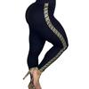 Y71168 Ropa de mujer transfronteriza europea y americana Amazon moda estampado costura alta elasticidad ajustado pantalones deportivos (precio especial