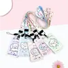 Portatarjetas de Cuello para Estudiantes, Tarjeta de Identificación, Tarjeta de Campus, Tarjeta de Comedor, Estuche Deslizante para Tarjetas, Venta al por Mayor, Portatarjetas de Identificación Unisex, Cubierta Protectora, Estuche Rígido
