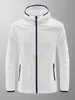 Ropa Protectora Solar de Seda de Hielo para Hombre Ropa de Verano Ultra-delgada Impermeable Transpirable para la Piel Tallas Grandes Anti-ultravioleta Ropa de Pesca Chaqueta