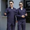 Algodão soldador roupa de trabalho terno masculino primavera e outono algodão manga comprida engenharia ferramental fábrica vestuário resistente ao desgaste proteção do trabalho