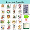 5D2025 Nova Pintura Diamantada de Natal e Halloween Chaveiro DIY Feito à Mão, Venda Direta de Fabricantes de Fontes Transfronteiriças