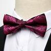 Pajarita para Hombre Novio Vestido de Novia Ropa Formal de Negocios Pajarita Jacquard Pajarita para Hombre Accesorios para Fiesta de Bodas